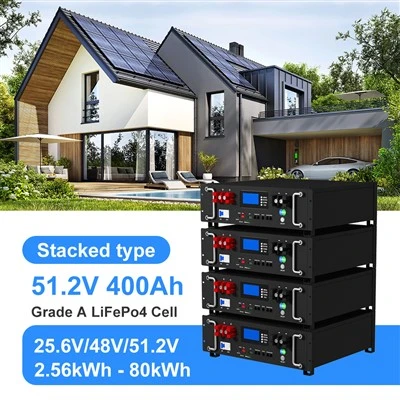 랙 장착 20kWh 400AH 51.2V 대용량 리튬 배터리 팩