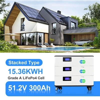 주거용 에너지 저장 15KWH 태양 적층형 배터리 51.2V 300Ah 장수 주기