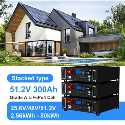 ZBPower Stackable 51.2V 300AH 리튬 배터리 6000 사이클 수명 15kWh